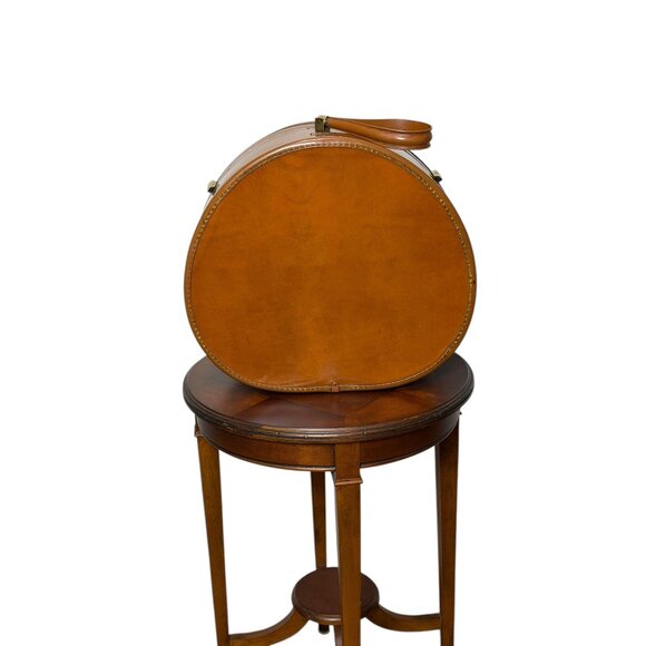 1950s Samsonite round suitcase hat box train case Style 4620 - Picture 1 of 16